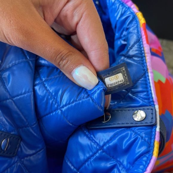 Chanel Geometric Multicolor Nylon Tote - Picture 4 of 6